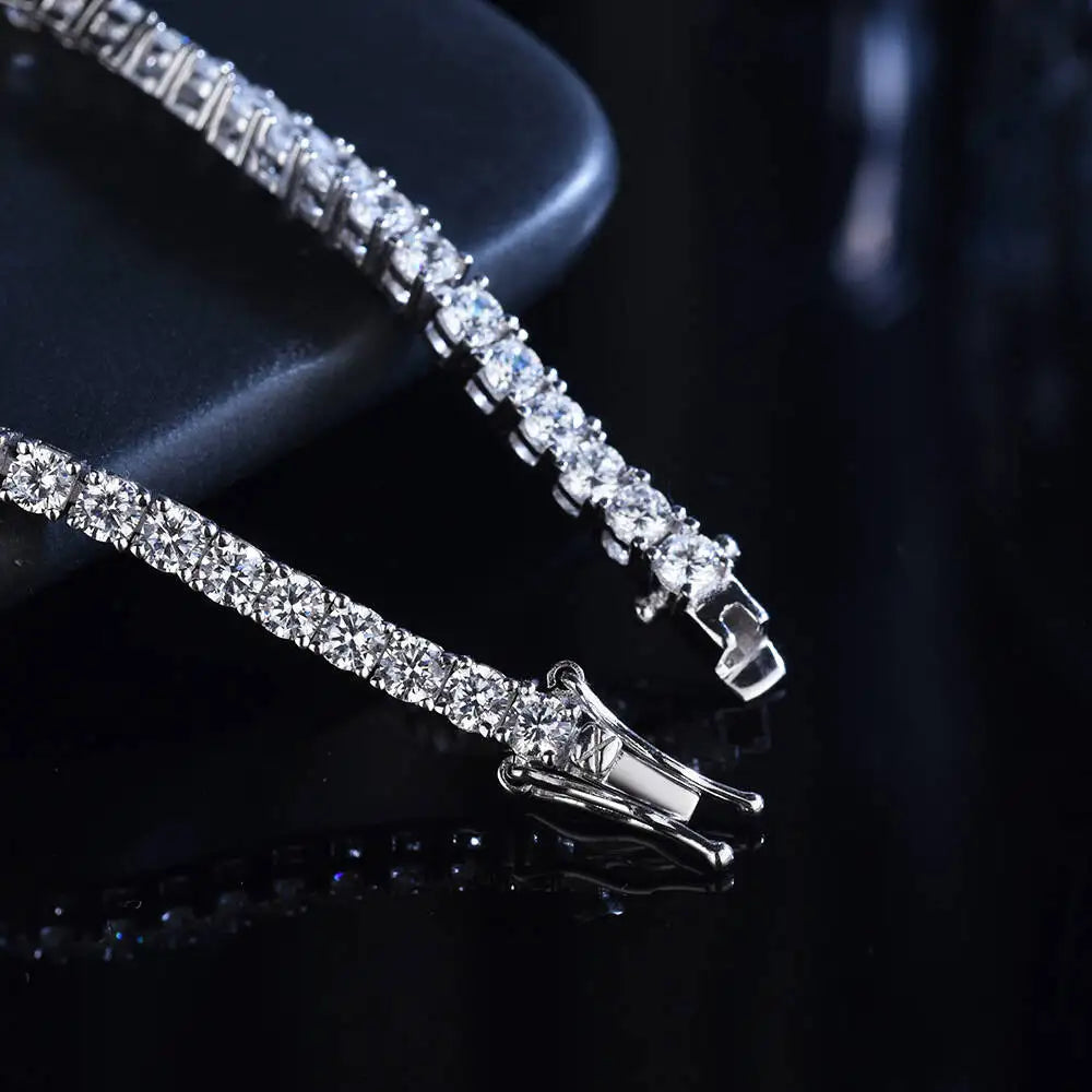ALINORRA Éclat Moissanite Tennis Bracelet