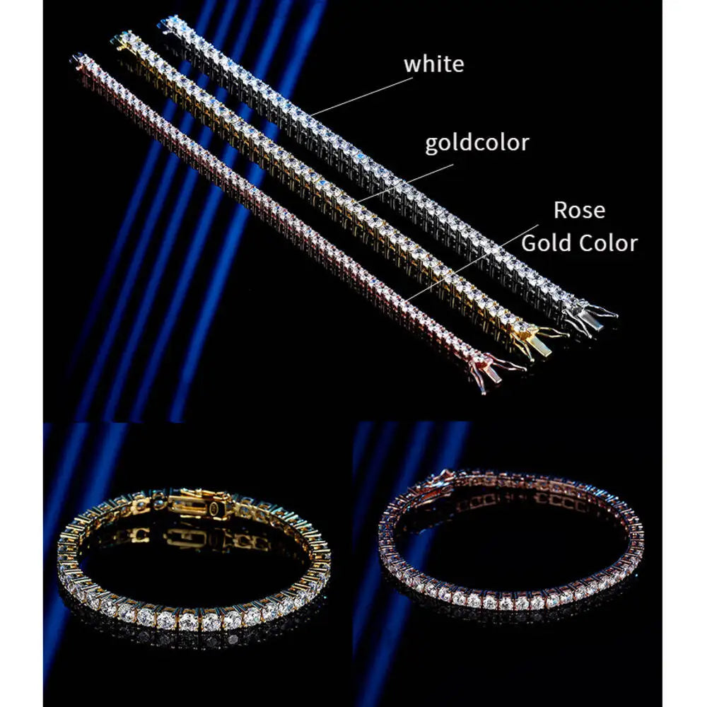 ALINORRA Éclat Moissanite Tennis Bracelet
