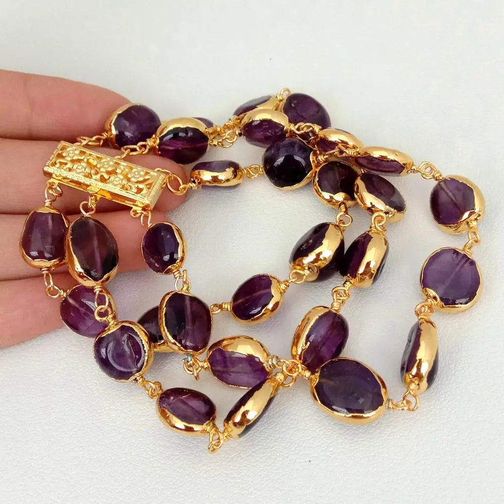 Veloura Amethyst Luxe Bracelet