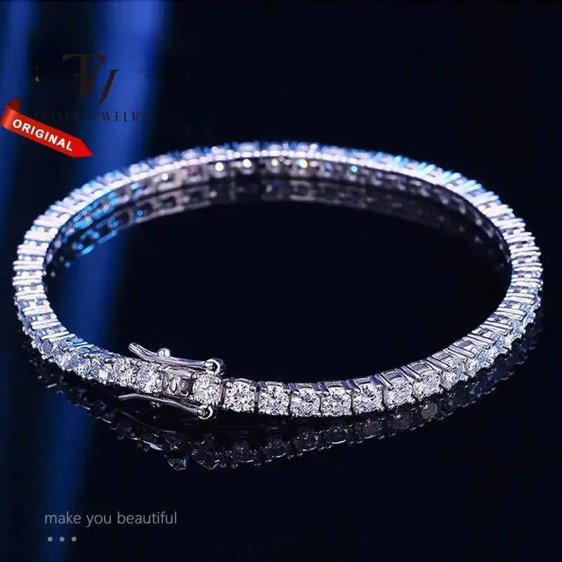 ALINORRA Éclat Moissanite Tennis Bracelet