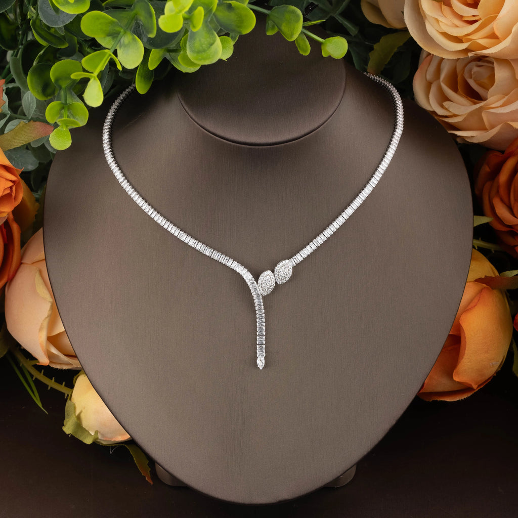 Marquise Cubic Zirconia Jewelry Set