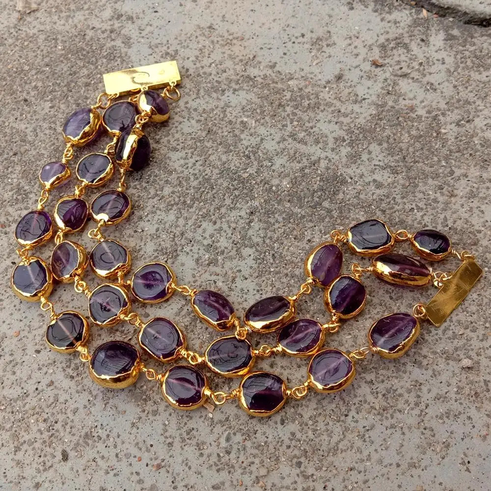 Veloura Amethyst Luxe Bracelet