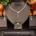 Marquise Cubic Zirconia Jewelry Set