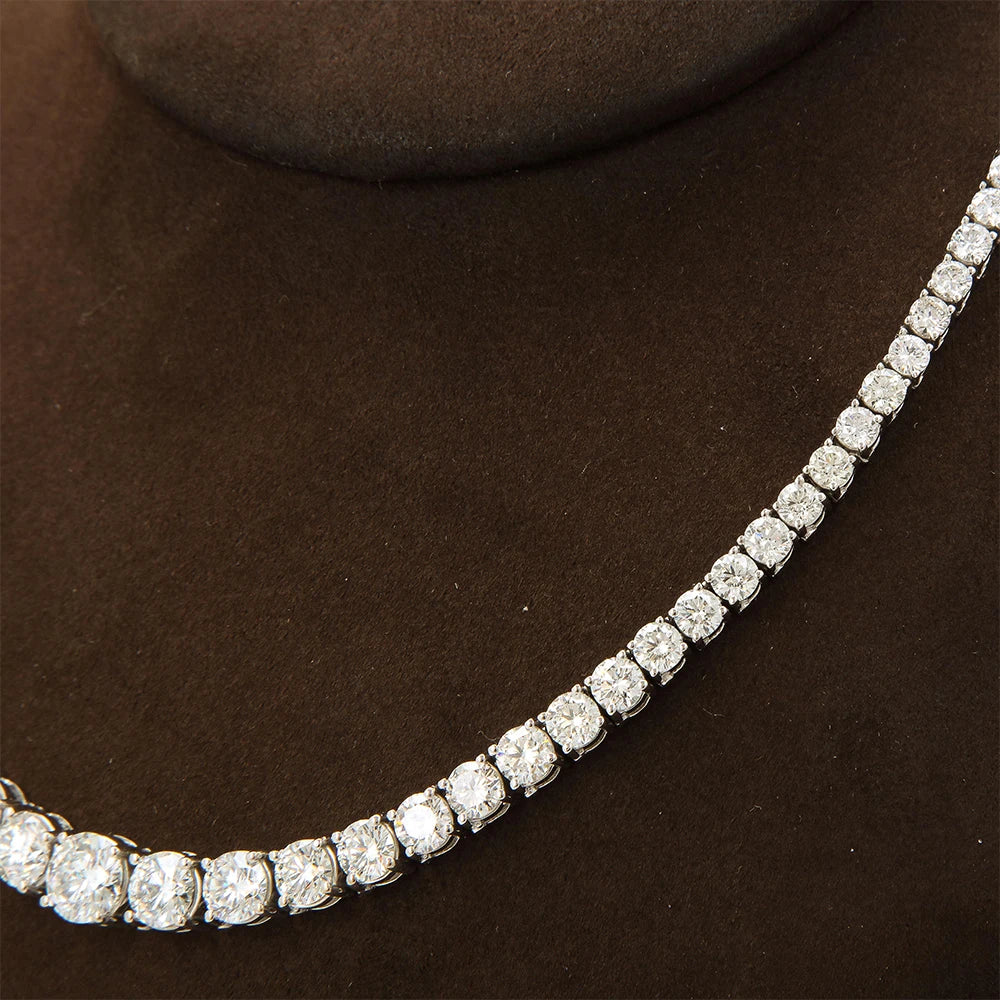ALINORRA Lumière Moissanite Tennis Necklace