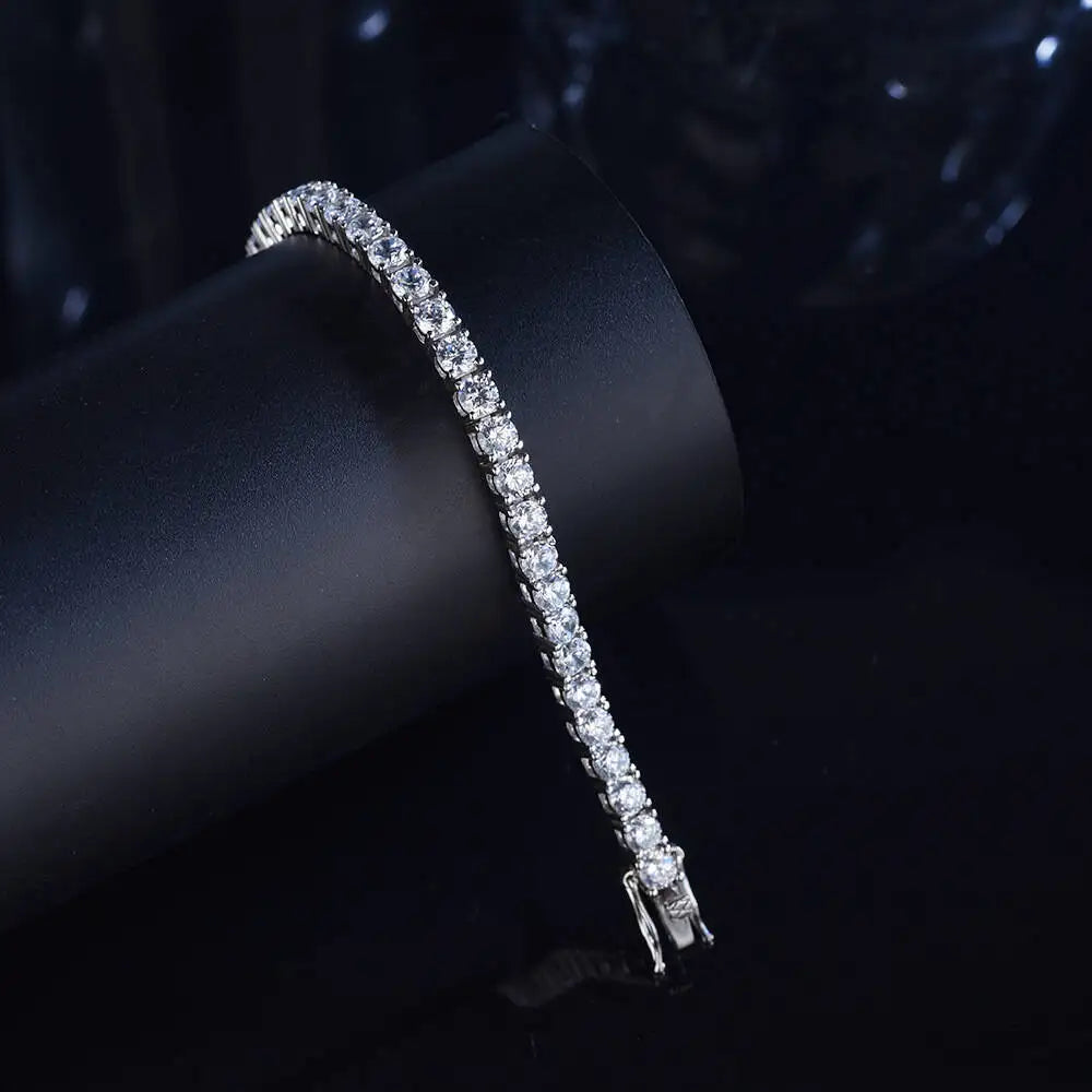 ALINORRA Éclat Moissanite Tennis Bracelet