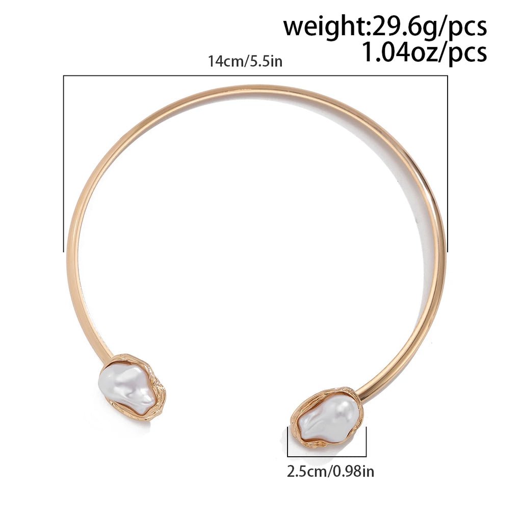 Lunéa Pearl Torque Necklace